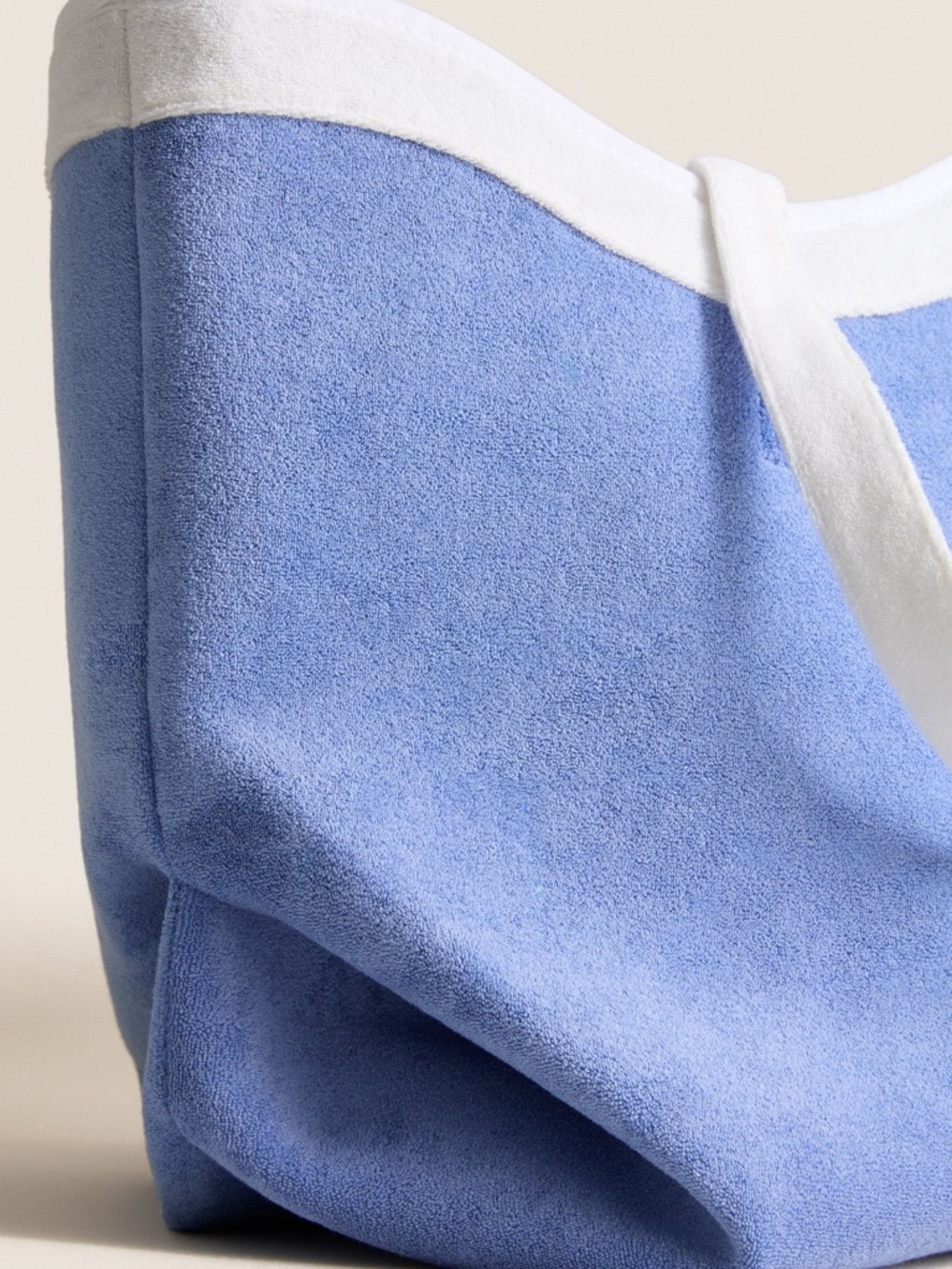 TUCKERNUCK ACCESSORIES Blue & White Terrycloth August Tote Beach Bag - NWT - Picture 4 of 11